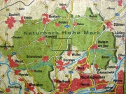 Karte des gesamten viel größeren Naturparks
