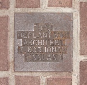 Grundstein in der ev. Kirche