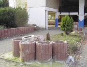 Habiflex&nbsp;: gescheiterter Versuchsbau. Foto Januar 08. Wurde Anfang 2010 zugemauert.