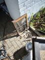 Die Holzfenster an der Giebelseite waren sehr verrottet