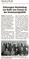 Nachlese in der Dorstener Zeitung