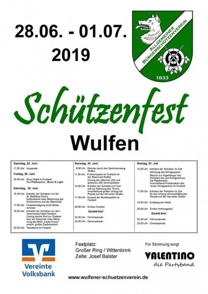 Datei Plakat Sch Tzenfest Wulfen Wiki